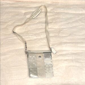 Silver Crossbody Bag
